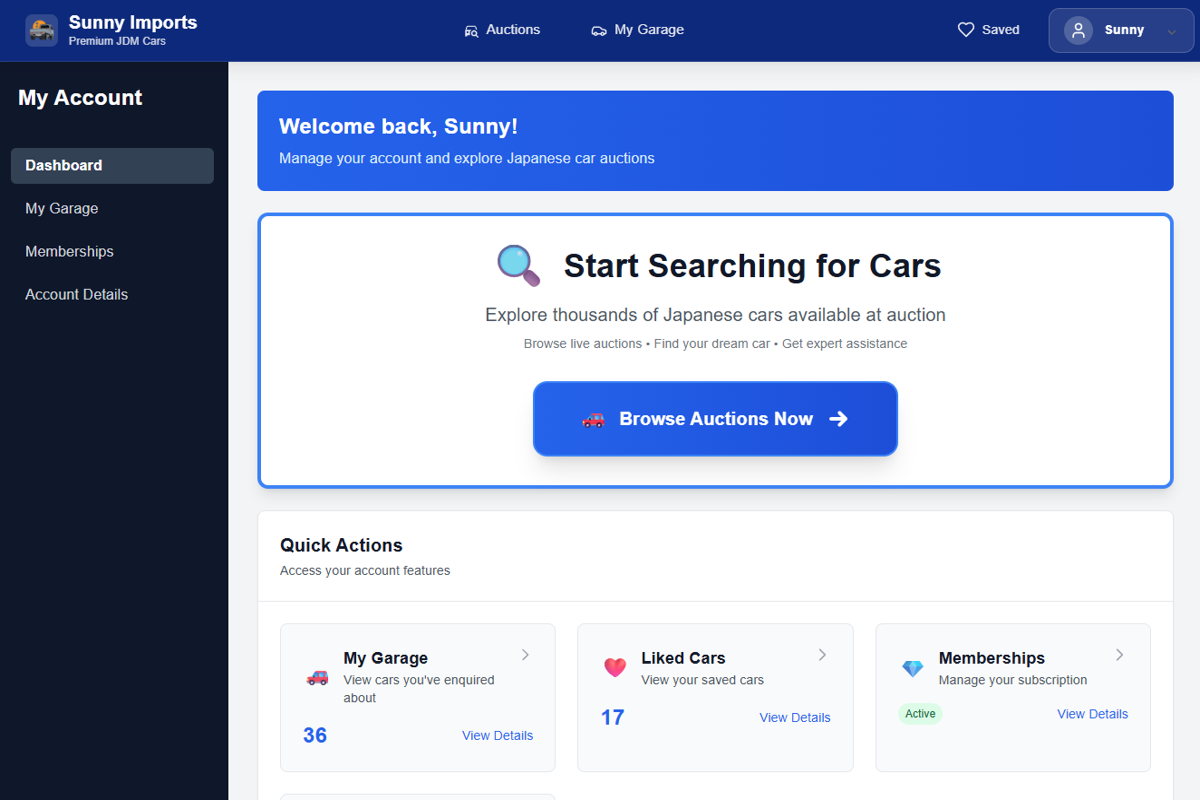 Track your import progress